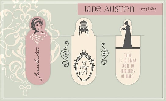 Zakładki magnetyczne - Jane Austen Moses