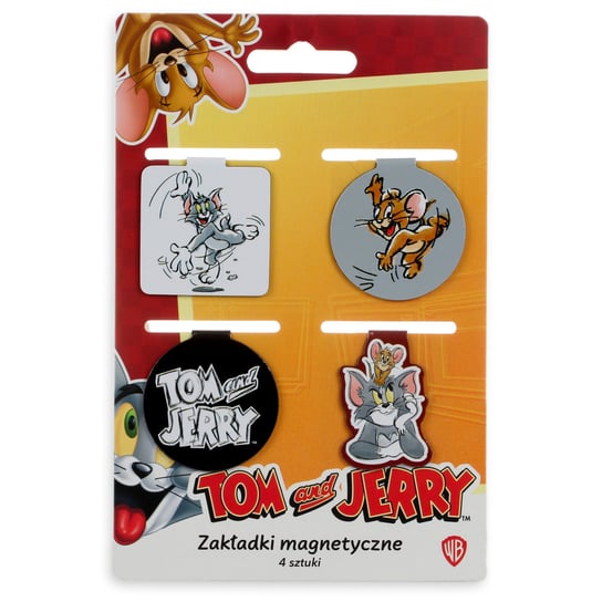 Zakładki Magnetyczne, Tom and Jerry, 4 Sztuki Empik