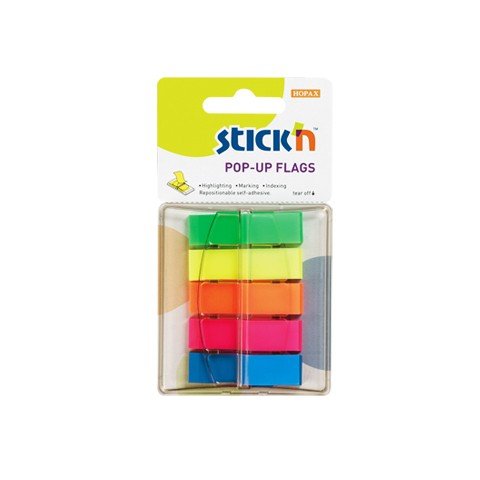 Zakładki Stick'n 12 X 45 Mm 5 Kolorów (5 X 40) Stick'n