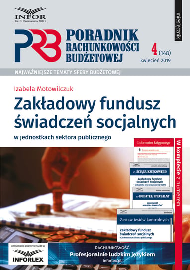 Zakładowy Fundusz Świadczeń Socjalnych w jednostkach sektora publicznego Motowilczuk Izabela