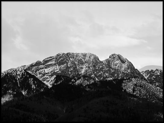 Zakopane giewont góry czarno biały plakat 15x21 Fotopp