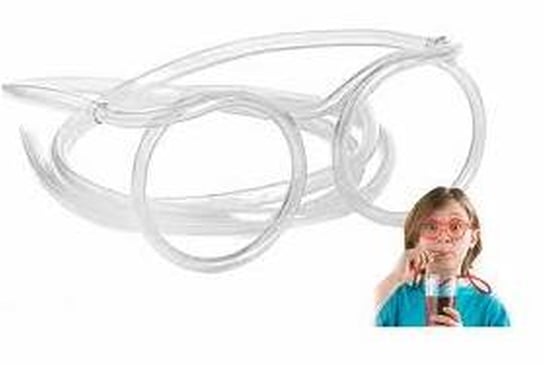 Zakręcone okulary do picia - przeźroczyste Gift World