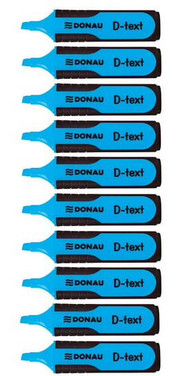 Zakreślacz Donau D-Text Niebieski 10 Sztuk Inna marka