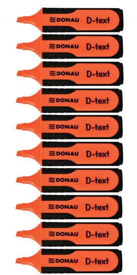 Zakreślacz Donau D-Text Pomarańczowy 10 Sztuk Inna marka