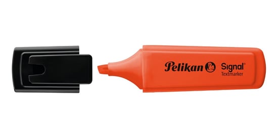 Zakreślacz fluo mazak marker Signal 496 PELIKAN - pomarańczowy neonowy Pelikan