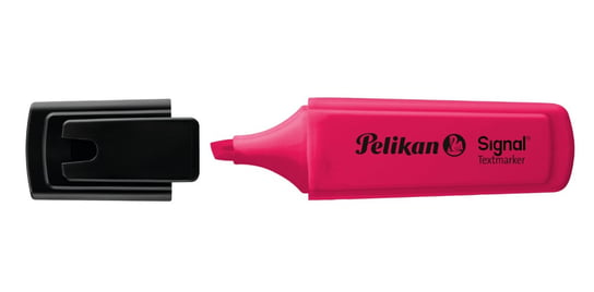 Zakreślacz fluo mazak marker Signal 496 PELIKAN - różowy neonowy Pelikan