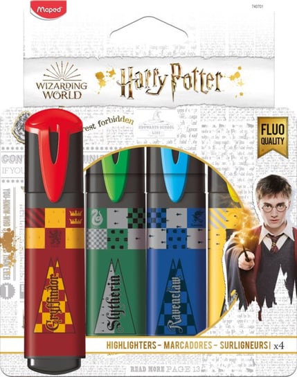 Zakreślacz Harry Potter, 4 kolory Maped