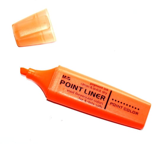 Zakreślacz Point Liner M&G pomarańczowy MG