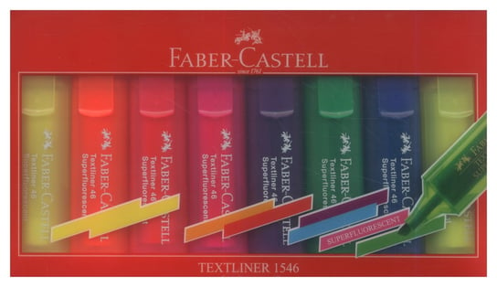 Zakreślacze, Textliner 1546, 7 kolorów Faber-Castell