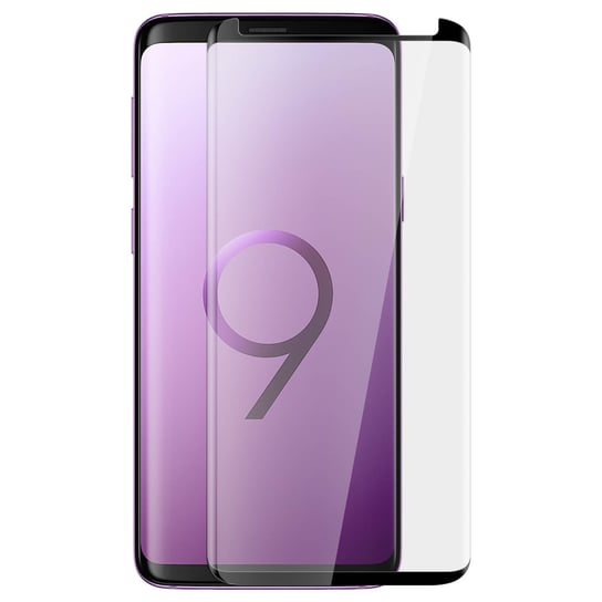 Zakrzywiony ekran ze szkła hartowanego Akashi Film Galaxy S9 - czarne krawędzie Akashi