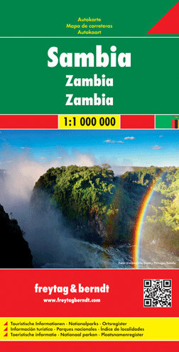Zambia. Mapa 1:1 000 000 Freytag & Berndt