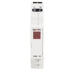 ZAMEL, Wskaźnik zasilania 230V LED czerwona, LKM-03-10, exta ZAMEL