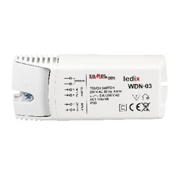 ZAMEL, Wyłącznik dotykowy 230V WDN-03 Ledix ZAMEL