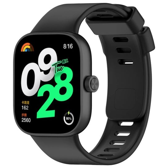 Zamienna silikonowa opaska pasek SOFTBAND do Xiaomi Mi BAND 8 PRO / Redmi Watch 4 / Watch 5 czarna Bestphone