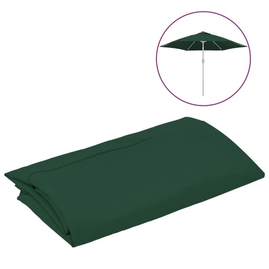 Zamienne pokrycie parasola ogrodowego 300 cm, ziel Zakito
