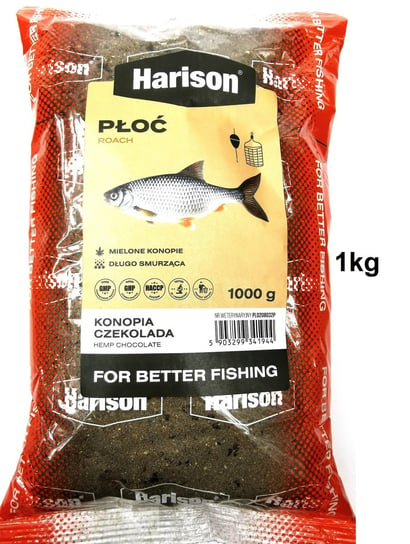 Zanęta Harison Płoć - Konopia Czekolada 1Kg Inna marka