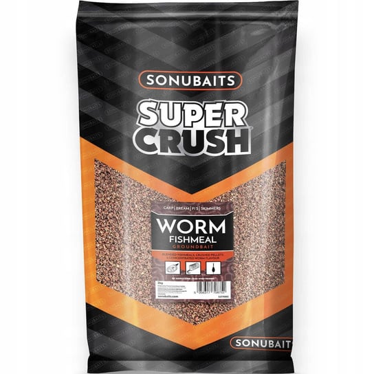 ZANĘTA KARPIOWA SONUBAITS SUPERCRUSH WORM FISHMEAL 2 KG Inna marka