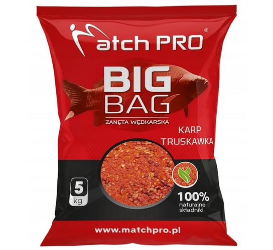 Zanęta MatchPro Big Bag Karp Truskawka 5 kg Inna marka