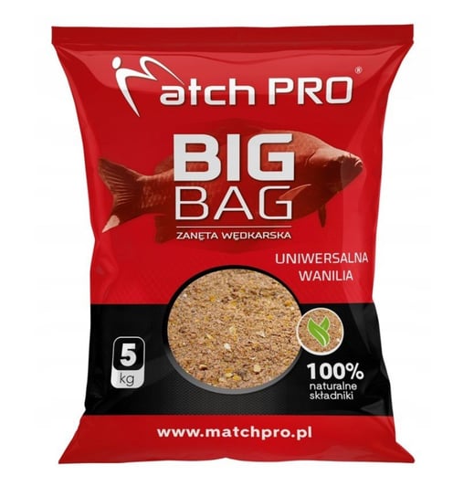 Zanęta MatchPro Big Bag Uniwersalna Wanilia 5 kg Inna marka