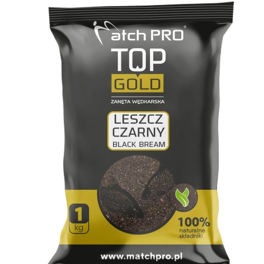 Zanęta Matchpro Top Gold Leszcz Czarny 1Kg Inna marka