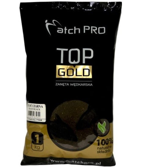 Zanęta MatchPro Top Gold Płoć Czarna 1 kg Inna marka