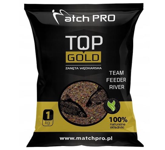 Zanęta MatchPro Top Gold Team Feeder River 1 kg Inna marka