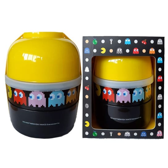 Zaokrąglone Pudełko Śniadaniowe Bento Pac-Man Puckator