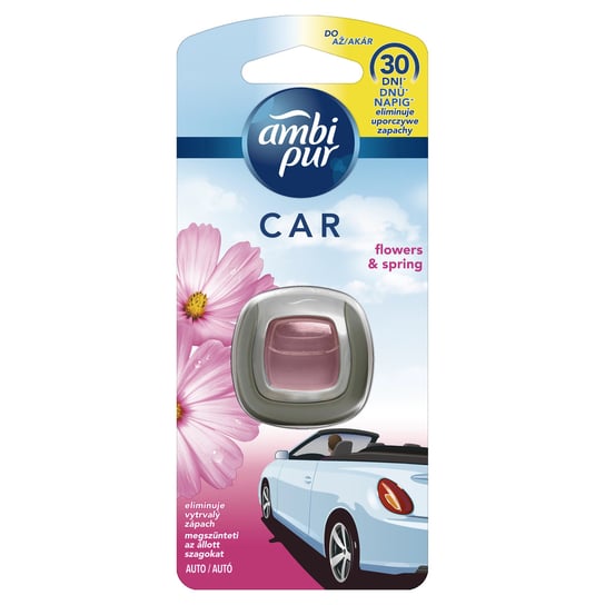 Zapach samochodowy AMBI PUR Car Jaguar Flowers & Spring, Ambi Pur
