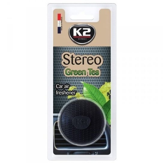 Zapach samochodowy w formie głośniczka K2 Stereo Green Tea K2