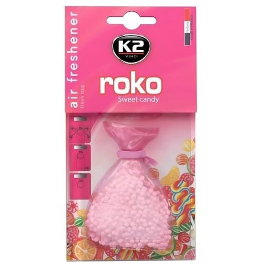 Zapach samochodowy w woreczku K2 Roko Sweet Candy 20g K2