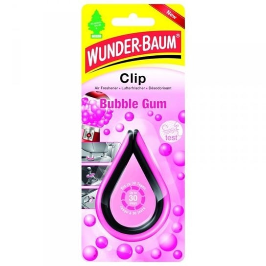 Zapach samochodowy Wunder-Baum Clip Bubble Gum WUNDER-BAUM