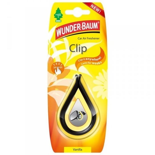 Zapach samochodowy Wunder-Baum Clip Vanillia WUNDER-BAUM