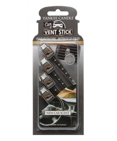 Zapach samochodowy YANKEE CANDLE Vent Stick New Car Scent, 4 szt. Yankee Candle