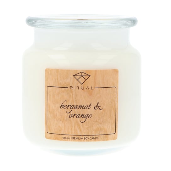 Zapachowa świeca sojowa 500 ml o zapachu Bergamote & Orange MOMA fragrances