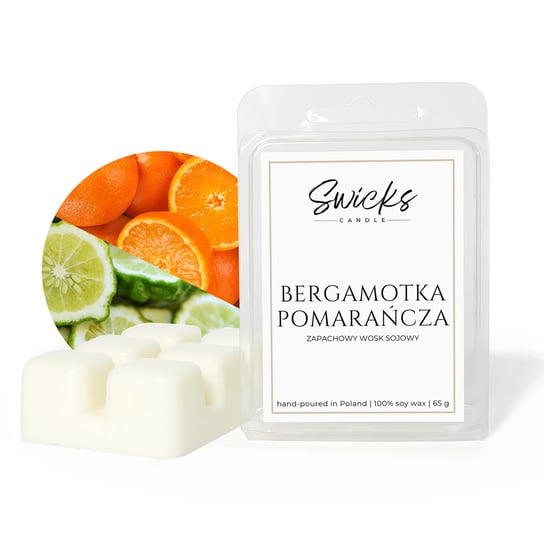 Zapachowy wosk sojowy do kominka Bergamotka Pomarańcza 65g Inna marka