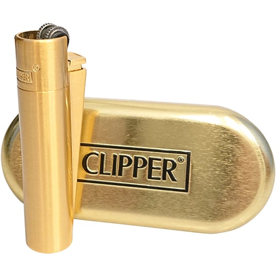 Zapalniczka Clipper Metal Gold W Etui Clipper