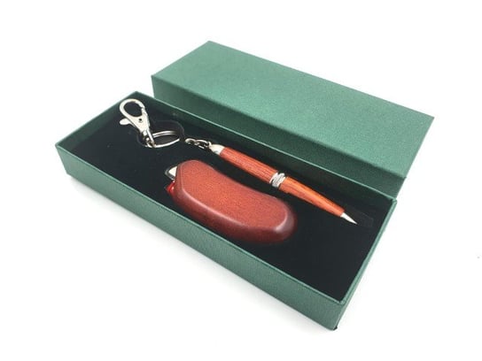 Zapalniczka i długopis w pudełku prezentowym Kemis - House of Gadgets