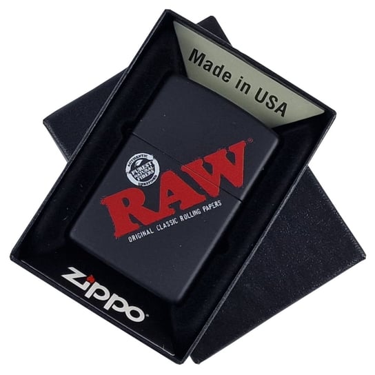 Zapalniczka Zippo Raw Logo Benzynowa Zippo