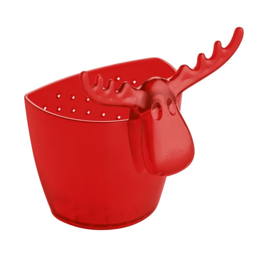 Zaparzacz do herbaty KOZIOL Rudolf, czerwony, 9x7x6 cm Koziol