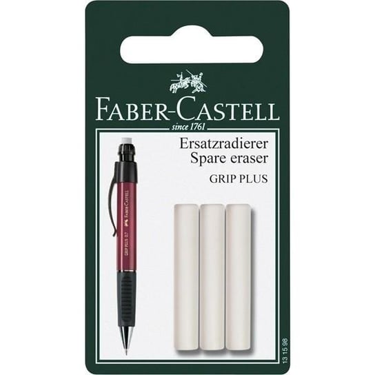 Zapasowe gumki do ołówków automatycznych, 3 sztuki Faber-Castell