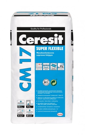 Zaprawa Klejąca Elastyczna Super Flexible CM 17  5 kg Ceresit Ceresit