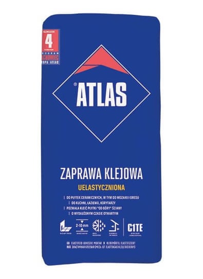 Zaprawa Klejowa Uelastyczniona - Klej Uniwersalny 25Kg Atlas Atlas