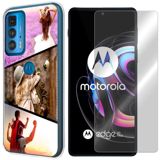 Zaprojektuj Etui Motorola Edge 20 Pro Unique+Szkło Unique