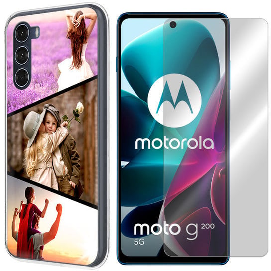 Zaprojektuj Etui Motorola Moto G200 5G Unique+Szkł Unique