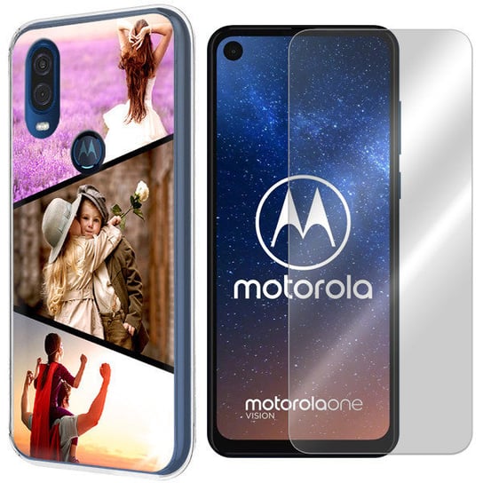 Zaprojektuj Etui Motorola One Vision Unique +Szkło Unique