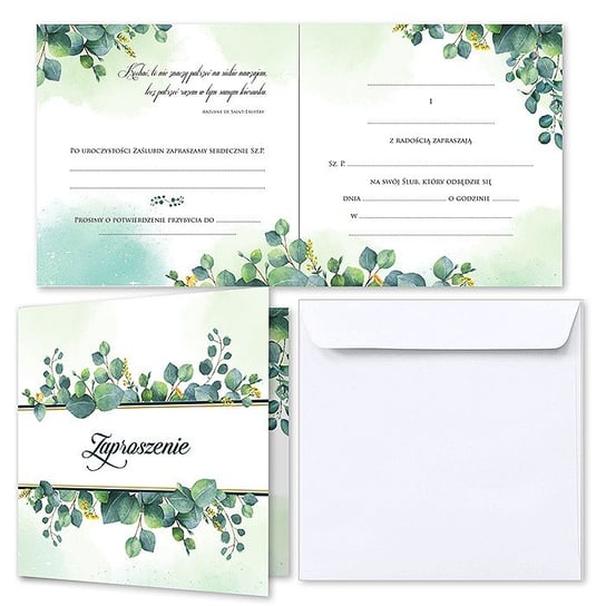 Zaproszenia gotowe BOHO do wypisania na ślub i wesele  63255 Forum Design Cards