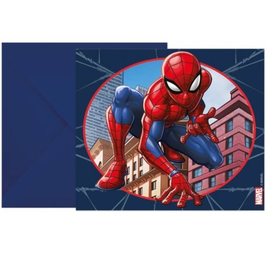 Zaproszenia Na Urodziny Spiderman, Marvel 6 Szt. Procos