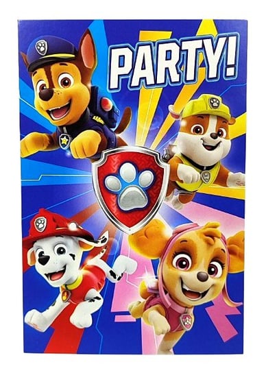 Zaproszenia Urodzinowe Z Kopertami Party Psi Patrol Inna marka