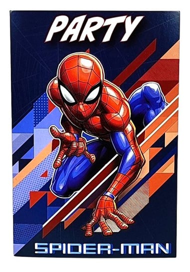 Zaproszenia Urodzinowe Z Kopertami Spider-Man Party Marvel Inna marka