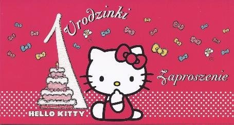 Zaproszenie Hello Kitty - 10 sztuk Inny producent